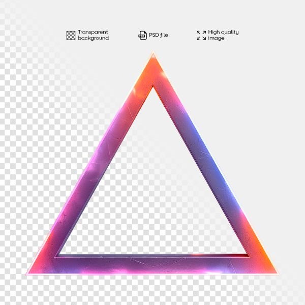 ELEMENTO 3D FUTURISTA | COM LUZES NEON | IMAGEM SEM FUNDO