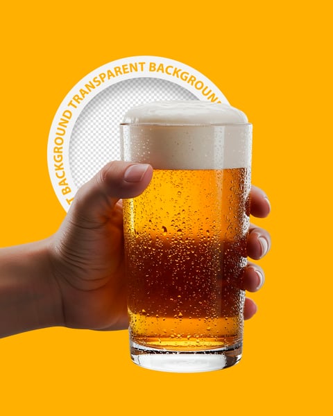 MÃO SEGURANDO COPO  DE CERVEJA