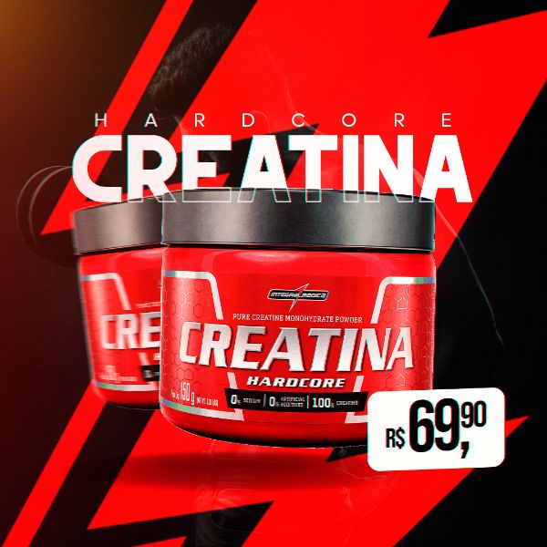 CREATINE HARDCORE SOCIAL MEDIA SUPLEMENTO PSD EDITÁVEL