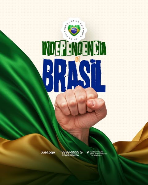 SOCIAL MEDIA INDEPENDÊNCIA DO BRASIL 7 DE SETEMBRO