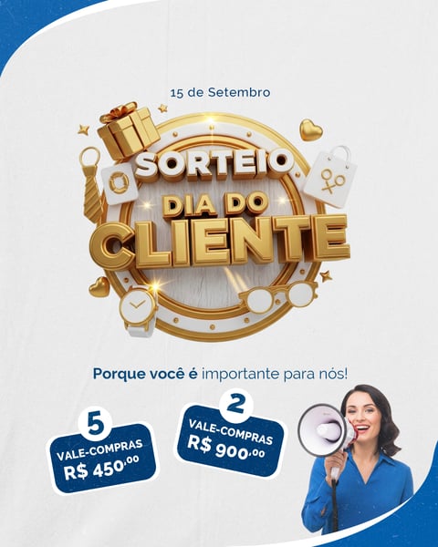 FELIZ DIA DO CLIENTE 15 DE SETEMBRO 2