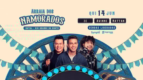 FLYER SÃO JOÃO ARRAIAL DOS NAMORADOS PSD EDITÁVEL CAPA YOUTUBE