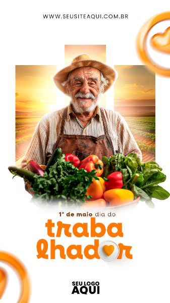 STORY - DIA DO TRABALHADOR - PSD EDITÁVEL