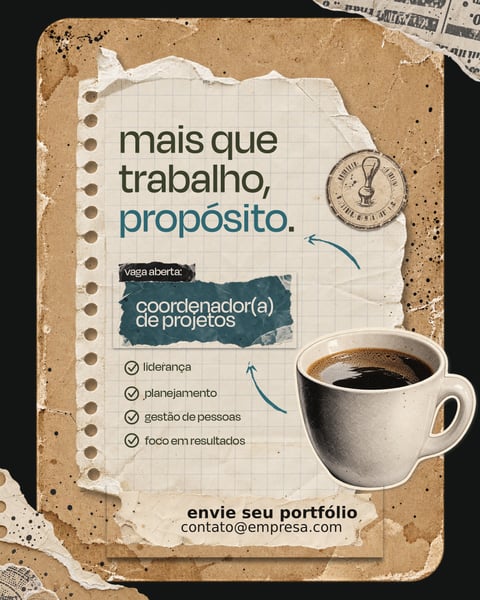 VAGA DE EMPREGO SOCIAL MEDIA PSD EDITÁVEL FRAME 1 4
