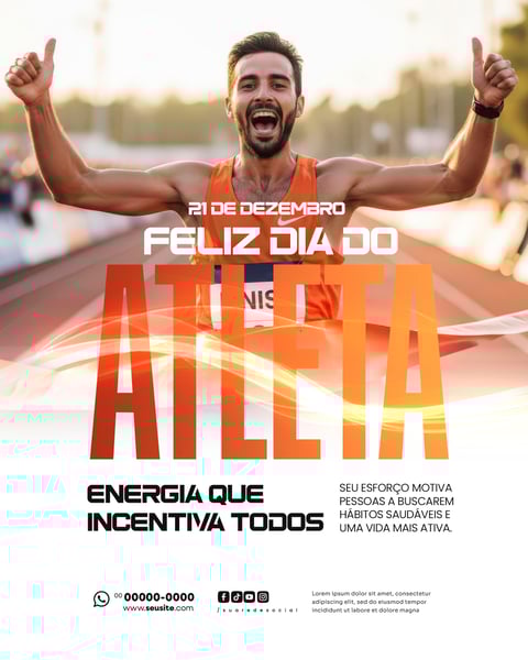 DIA DO ATLETA 21 DE DEZEMBRO SOCIAL MEDIA PSD EDITÁVEL 4