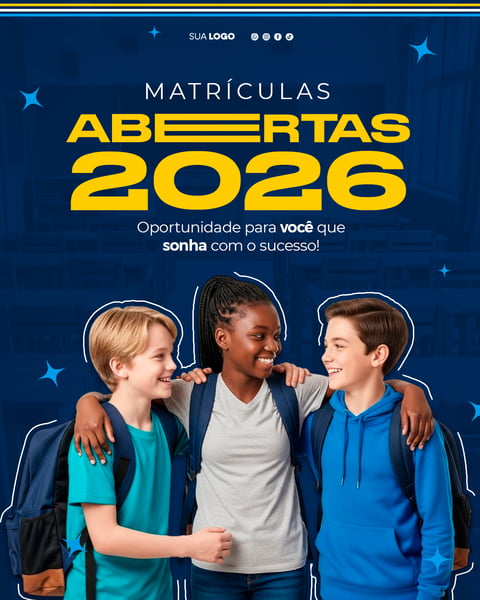 MATRÍCULAS ABERTAS ESCOLA ESCOLAR ESTUDANTE - volta as aulas