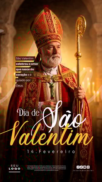 DIA DE SÃO VALENTIM 14 DE FEVEREIRO STORY SOCIAL MEDIA PSD EDITÁVEL 2