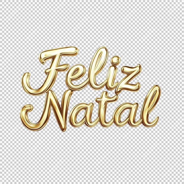 TEXTO FELIZ NATAL DOURADO PNG FELIZ NATAL PNG