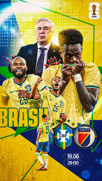 37 COPA DO MUNDO 2026 BRASIL X HAITI