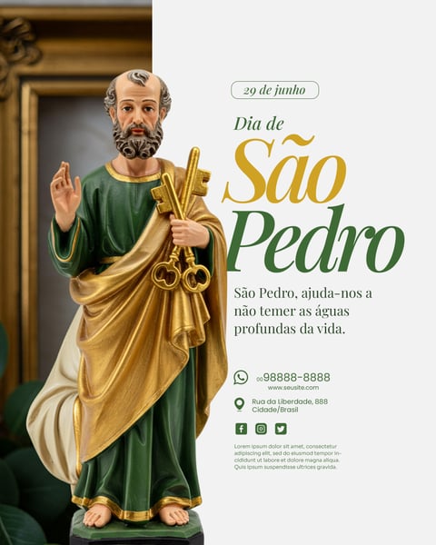 29 DE JUNHO DIA DE SÃO PEDRO