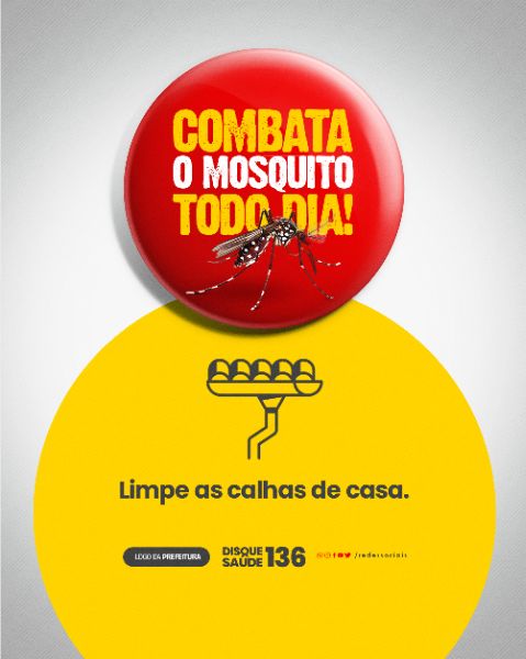 SOCIAL MEDIA - COMBATA O MOSQUITO TODO DIA - CALHAS