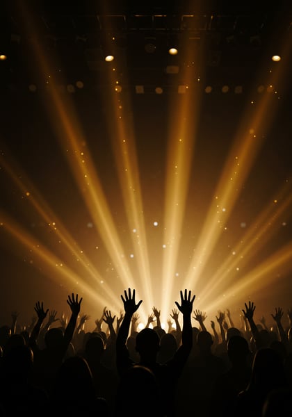SHOW GOSPEL COM PESSOAS LOUVANDO 2