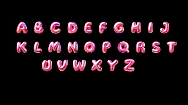 LETRAS BALÃO
