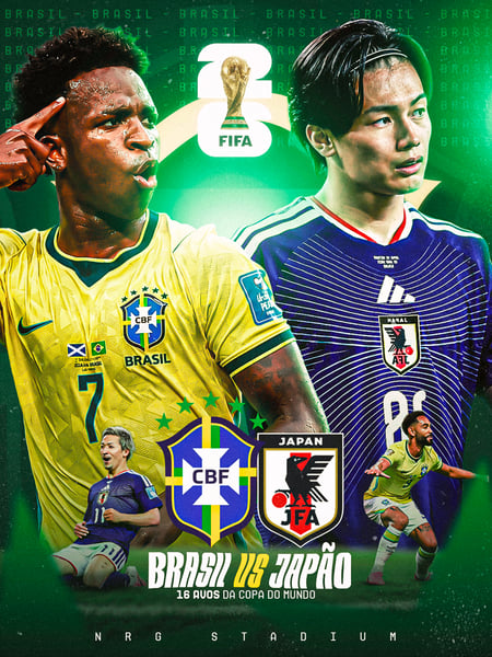 43 BRASIL X JAPÃO COPA DO MUNDO 2026