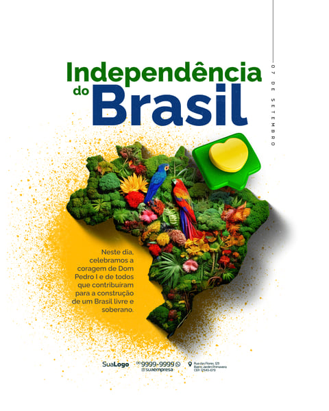 SVG SOCIAL MEDIA - INDEPENDÊNCIA DO BRASIL - 7 DE SETEMBRO (11)