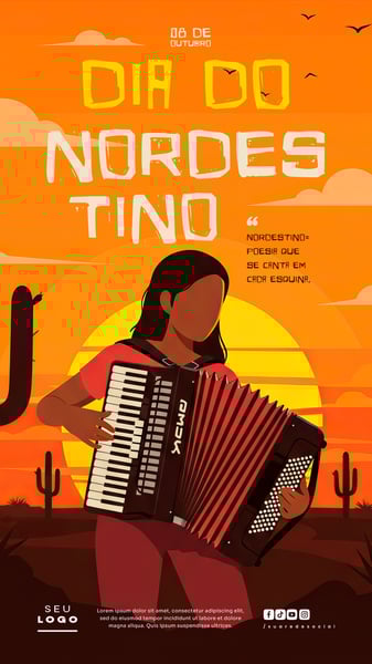 DIA DO NORDESTINO 08 DE OUTUBRO STORY SOCIAL MEDIA PSD EDITÁVEL 6
