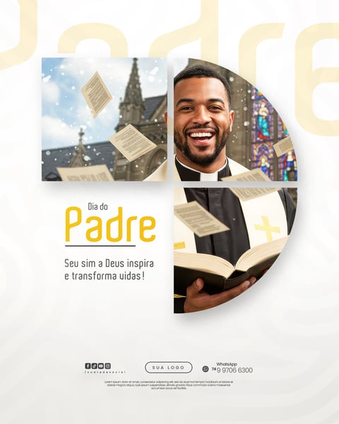 DIA DO PADRE 04 DE AGOSTO FLYER SOCIAL MEDIA PSD EDITÁVEL 12