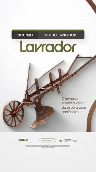 23 DE JUNHO - DIA DO LAVRADOR SOCIAL MEDIA PSD EDITÁVEL 3