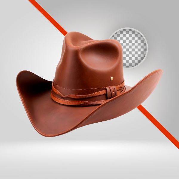 CHAPÉU DE VAQUEIRO 01, CHAPÉU DE COURO, VAQUEIRO, COWBOY, ELEMENTO PNG, VAQUEJADA