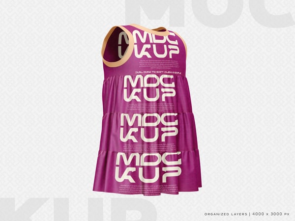 VESTIDO INFANTIL SEM MANGAS, ÂNGULO 1