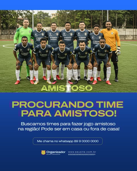 SOCIAL MEDIA FUTEBOL AMADOR