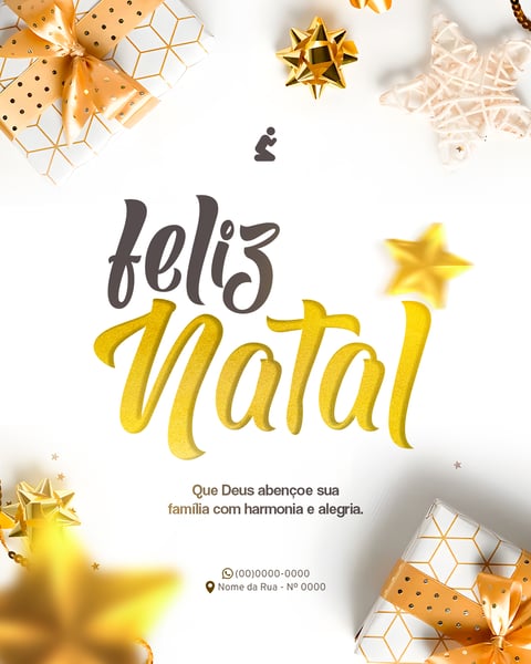 FLYER DE NATAL PSD EDITAVEL 