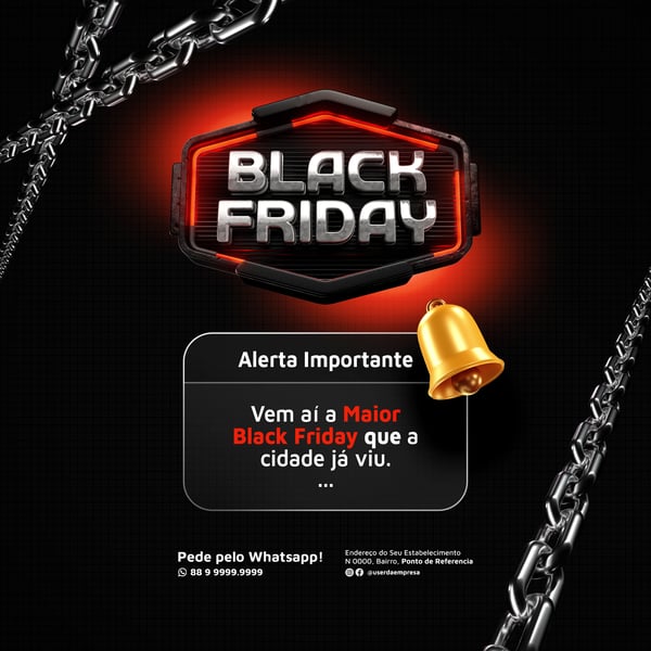 IMR BLACK FRIDAY SELO 3D TEMPLATE PSD