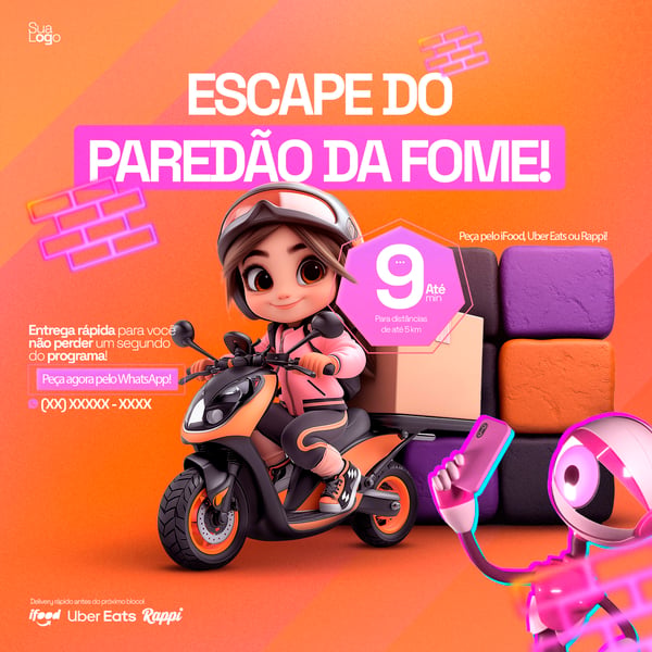 COLEÇÃO BIG BROTHER BURGERS SOCIAL MEDIA PSD EDITAVEL