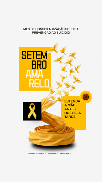 CAMPANHA SETEMBRO AMARELO FLYER STORY SOCIAL MEDIA 7