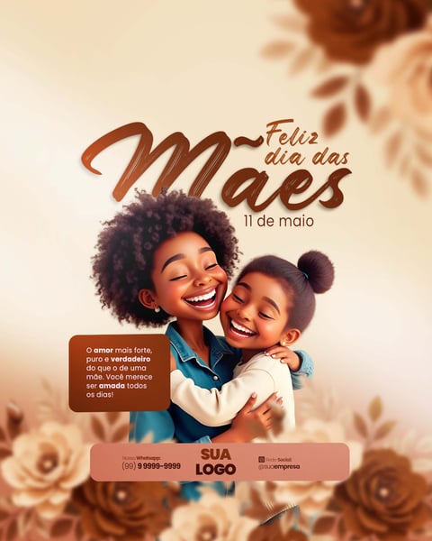 DIA DAS MÃES SOCIAL MEDIA PSD EDITÁVEL