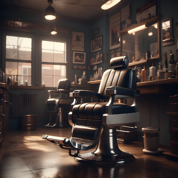 SALÃO DE BARBEARIA - BACKGROUND PARA COMPOSIÇÃO