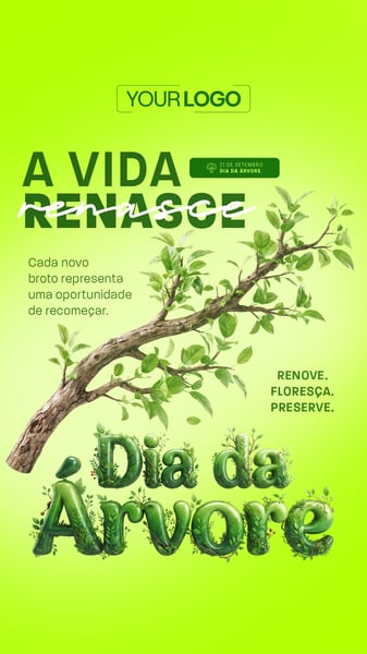 STORY SOCIAL MEDIA DIA DA ÁRVORE PSD EDITÁVEL 08