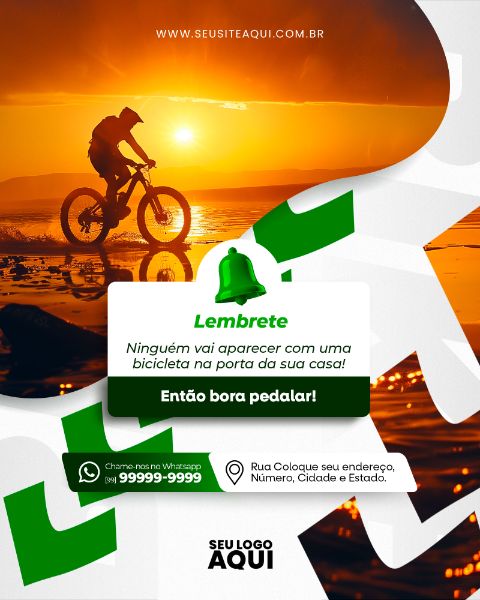 FEED - BICICLETARIA - SOCIAL MEDIA - BIKE - PSD EDITÁVEL