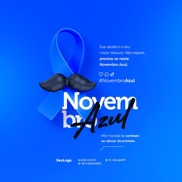 SOCIAL MEDIA CAMPANHA NOVEMBRO AZUL