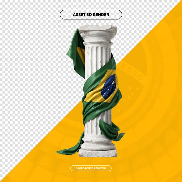 7 de SETEMBRO INDEPENDÊNCIA DO BRASIL ELEMENTO 3D COMPOSIÇÃO SOCIAL MEDIA 34