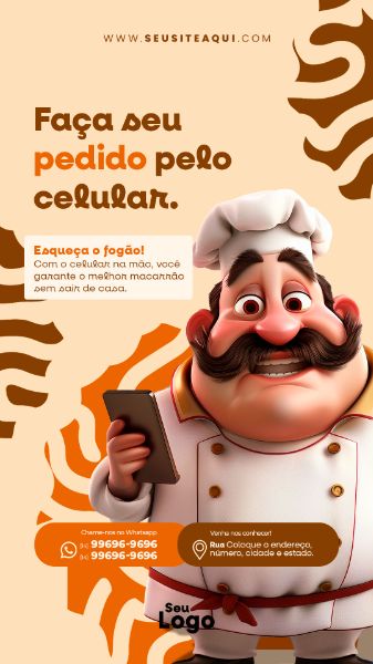 STORY - CASA DE MASSAS | RESTAURANTE | PSD EDITÁVEL