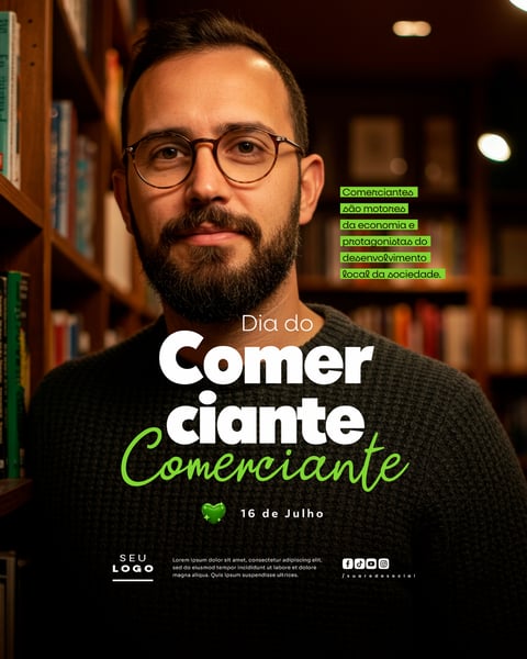 DIA DO COMERCIANTE 16 DE JULHO SOCIAL MEDIA EDITÁVEL FEED 13
