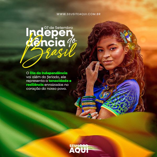 FEED QUADRADO - DIA DA INDEPENDÊNCIA DO BRASIL | SOCIAL MEDIA | PSD EDITÁVEL