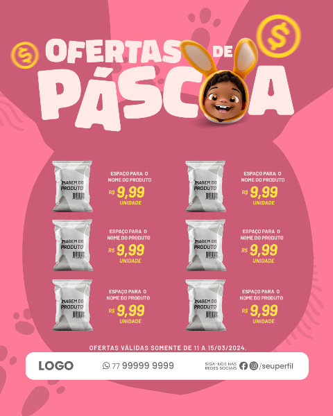 OFERTAS DE PÁSCA FOLHETO 01 ROSA