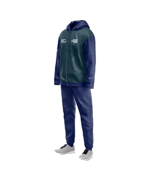 CONJUNTO DE MOLETOM E CALÇA ESPORTIVO PSD EDITÁVEL MOCKUP