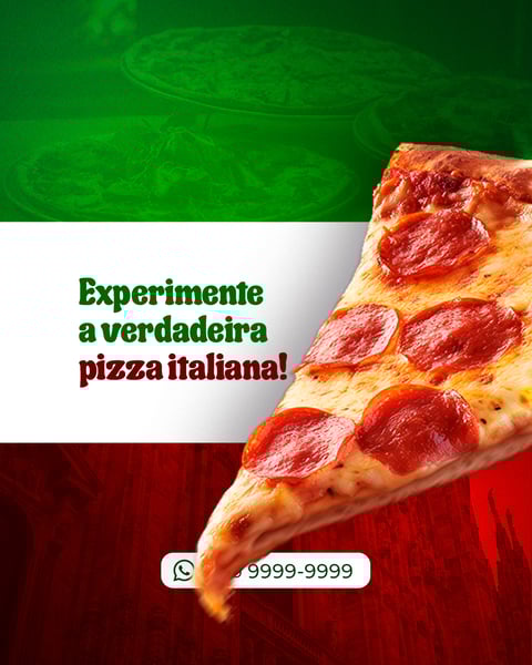 SOCIAL MEDIA PIZZARIA PIZZA ITALIANA