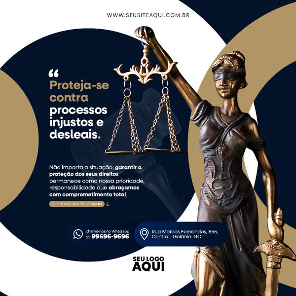 ADVOCACIA - ADVOGADO - DIREITO | SOCIAL MEDIA | PSD EDITÁVEL