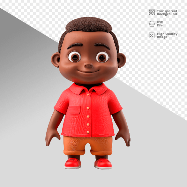MASCOTE 3D PERSONAGEM PARA COMPOSIÇÃO