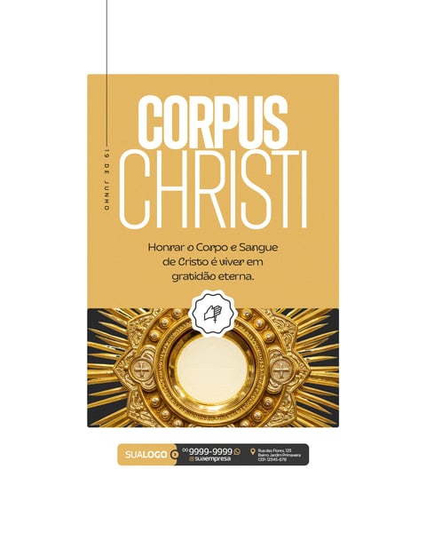 SOCIAL MEDIA DIA DE CORPUS CHRISTI 19 DE JUNHO