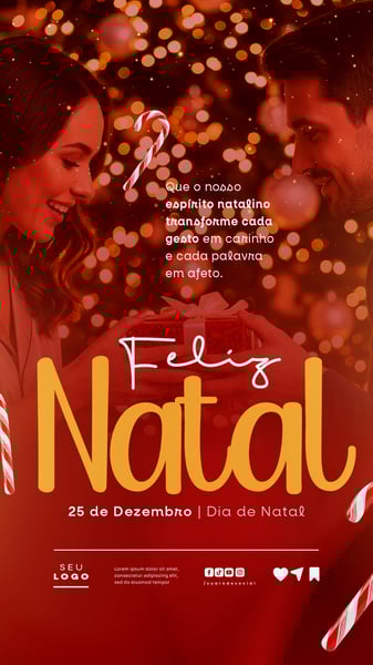 FELIZ NATAL E PRÓSPERO ANO NOVO 25 DE DEZEMBRO STORY SOCIAL MEDIA PSD EDITÁVEL 7