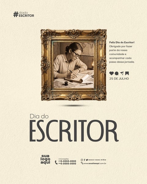 25 DE JULHO DIA DO ESCRITOR FEED1 2