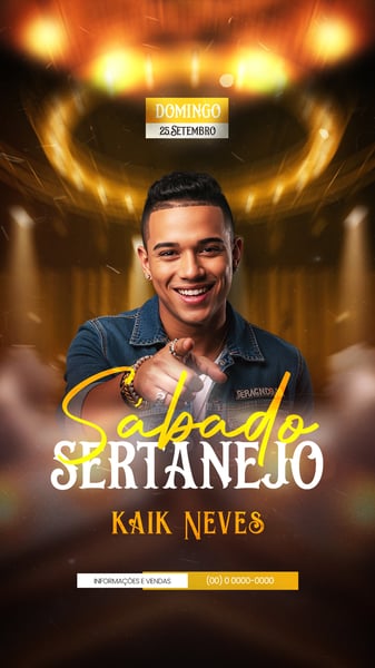 FLYER EVENTOS ARTISTAS SHOWS FESTA - SOCIAL MEDIA PSD EDITÁVEL 8