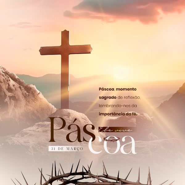 PÁSCOA SOCIAL MEDIA POST FEED