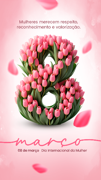 SOCIAL MEDIA DIA INTERNACIONAL DA MULHER