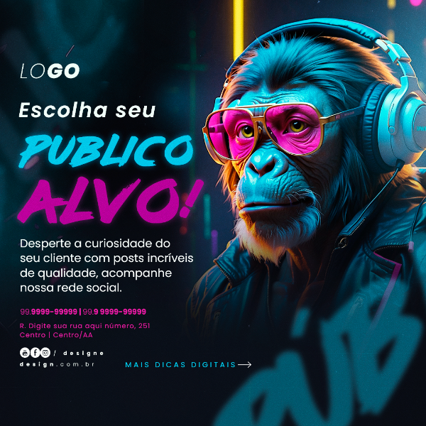 PUBLICO ALVO SOCIAL MEDIA POST INSTAGRAM